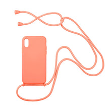 Load image into Gallery viewer, Crossbody Necklace Holder Phone Case for iPhone
