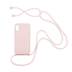 Crossbody Necklace Holder Phone Case for iPhone