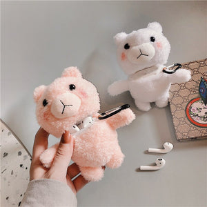 AirPods Case Cute Plush Bear