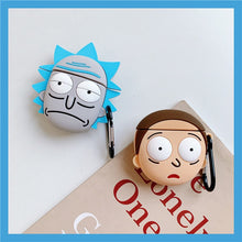 Load image into Gallery viewer, AirPods 1 2 Case Cartoon Rick and Morty
