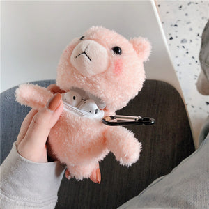 AirPods Case Cute Plush Bear