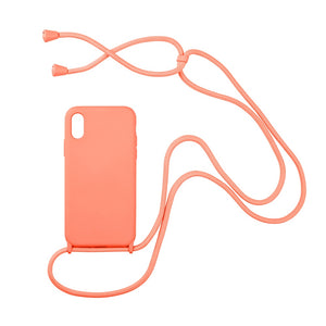 Crossbody Necklace Holder Phone Case for iPhone