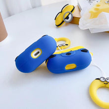 Load image into Gallery viewer, Cute 3D Big Eyes Little Yellow man Silicone soft Bluetooth Wireless Earphone Case For Apple AirPods pro 3 for AirPods pro cover
