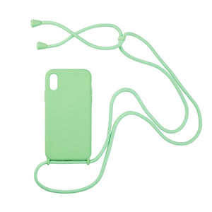 Crossbody Necklace Holder Phone Case for iPhone