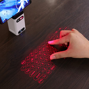 Virtual laser keyboard