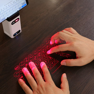 Virtual laser keyboard