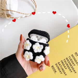 Airpods Case Knitting Flower