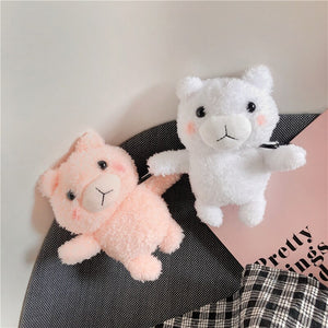 AirPods Case Cute Plush Bear